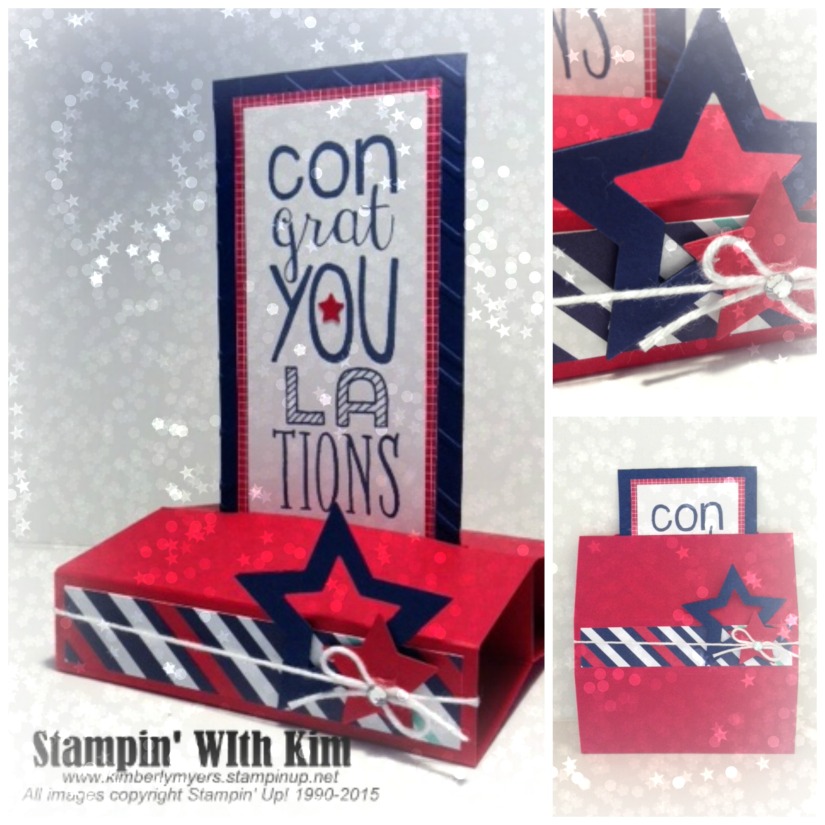 Congrats! Free Standing Card by Kimberly Myers