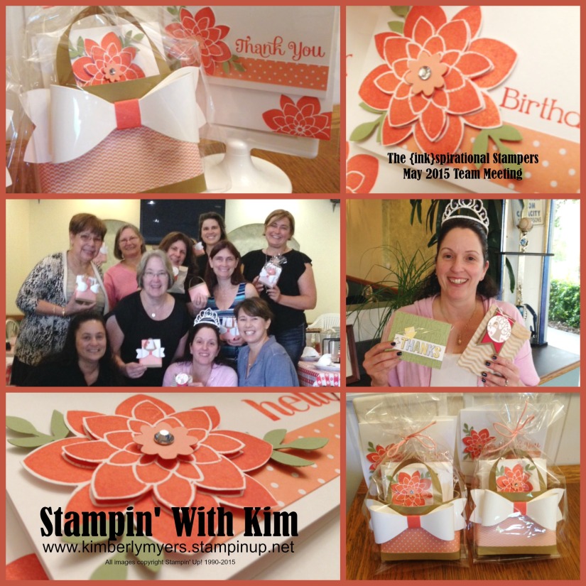 The {ink}spirational Stamper - May 2015 Team Meeting